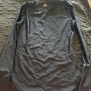 Old Navy Women's Long Sleeve Swim Top - Black